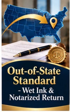 Out-of-State Standard - Wet Ink & Notarized